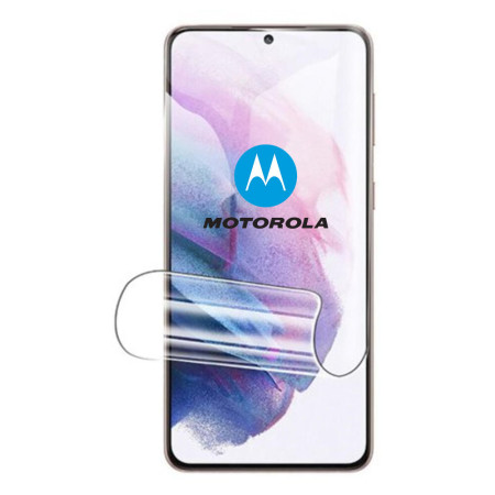 Folie de Protectie compatibila cu Motorola Moto G Pure, Flexible, Silicon, Protectie Completa,Instalare usoara, Full Glue,Hydrogel HTPMAG®, Transparenta