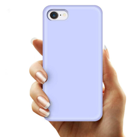 Husa compatibila cu Apple iPhone SE 3 2022, Camera Ultra Safe, Interior cu Microfibra, HTPMAG, Lavander