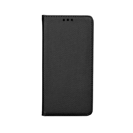 Husa Carte Smart cu Inchidere Magnetica pentru Xiaomi Redmi Note 9, Negru