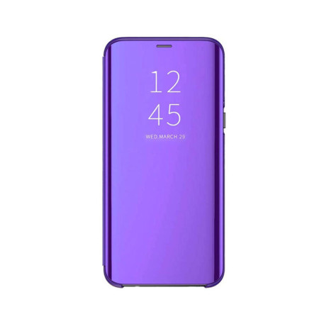 Husa Kickstand Mirror, Functie Stand, Capac translucid, Design elegant, Huawei Mate 10, Violet