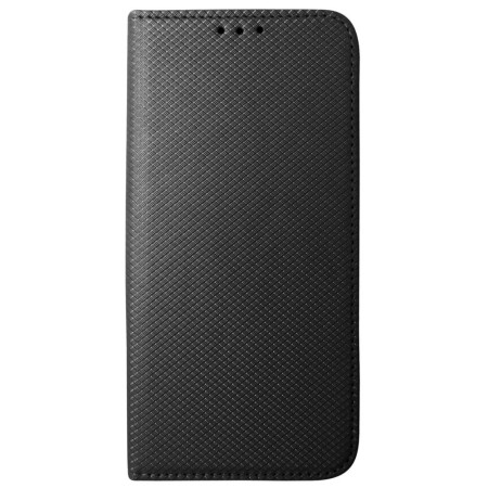 Husa tip carte cu stand Smart Magnet neagra pentru Samsung Galaxy A10 (SM-A105F), Galaxy M10 (SM-M105F)