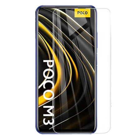 Folie sticla securizata compatibila cu Xiaomi Poco M3, N.1,2.5D, 9H, Case Friendly, Edge HTPMAG, Transparenta
