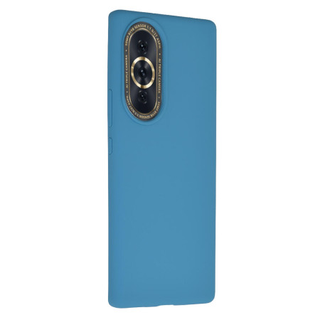 Husa Soft Edge compatibila cu Huawei Nova 10 Pro, Antiamprenta, Interior Microfibra, Camera Extra Pro, Albastru