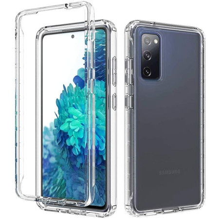 Husa Full Body Almiao compatibila cu Samsung Galaxy S20 FE, 17 x 5 x 1.5 cm, PC/TPU, Transparent
