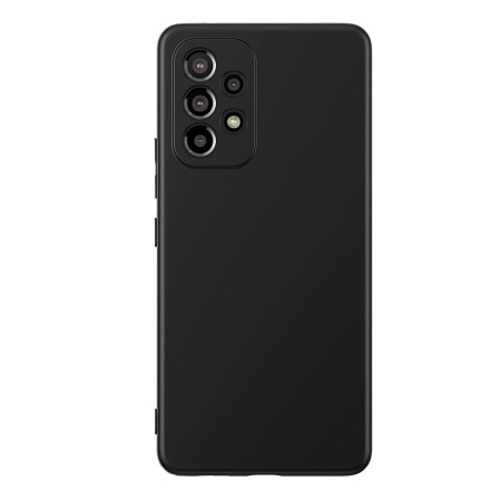 Husa protectie compatibila cu Samsung Galaxy A53 5G, ultra silm, silicon HTPMAG, Camera SuperProtect, Interior din Microfibra, Negru 32.422