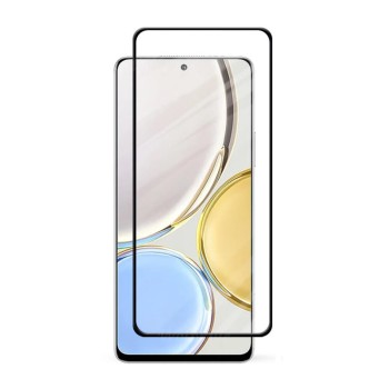 Folie sticla securizata compatibila cu Huawei Magic 4 Lite, Case Friendly, Lipire Completa, 9H, BRO, Negru