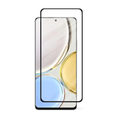 Folie sticla securizata compatibila cu Huawei Magic 4 Lite, Case Friendly, Lipire Completa, 9H, BRO, Negru