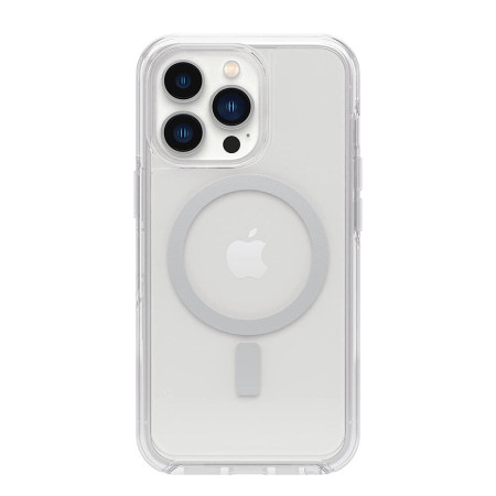 Husa MagSafe HTPMAG compatibila cu Apple iPhone 14 Pro, Atasare Magnetica, Clear Case, Transparent
