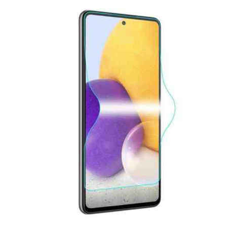 Folie de Protectie compatibila cu Samsung Galaxy A72, Flexible, Silicon, Protectie Completa,Instalare usoara, Full Glue,Hydrogel HTPMAG®, Transparenta