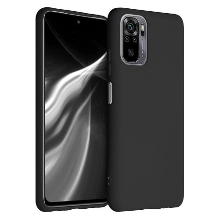 Husa pentru Xiaomi Redmi Note 10/Redmi Note 10S, Hurtel, Silicon, Negru
