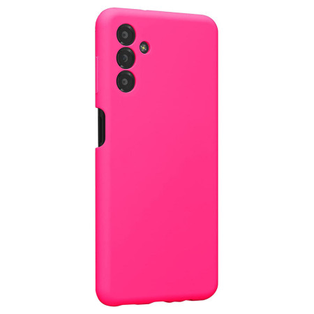 Husa protectie compatibila cu Samsung Galaxy A13 5G, Slim, HTPMAG, Camera SuperProtect, Interior din Microfibra, Hot Pink 32.422