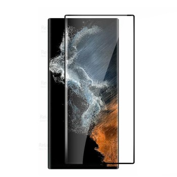 Folie sticla securizata compatibila cu Samsung Galaxy S22 Plus, CFP1, Case Friendly, Full Glue, Lipire Completa, 9H,HTPMAG, Negru