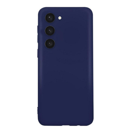 Husa compatibila cu Samsung Galaxy S23 Plus, Matte Efect, Camera Ultra Safe, HTPMAG, Albastru