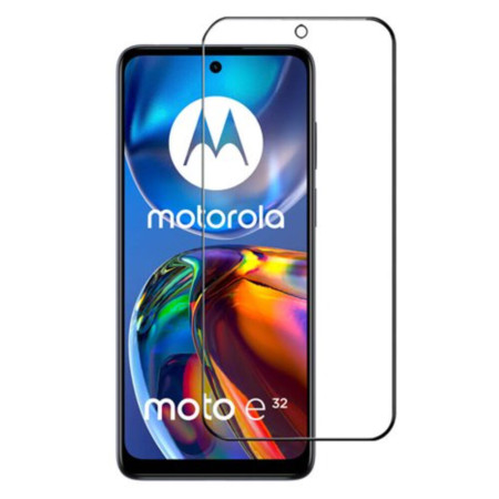 Folie sticla securizata compatibila cu Motorola Moto E32, DD, 3D, Full Glue, Asahi Glass, Black