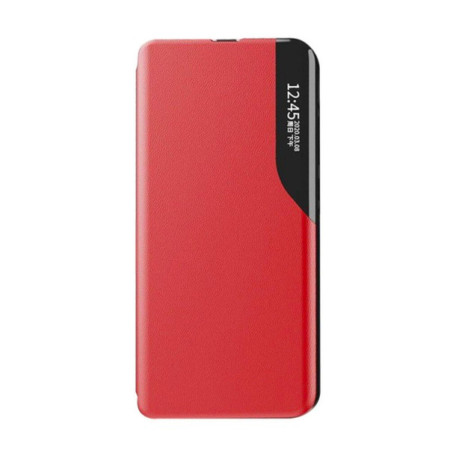Husa premium tip carte compatibila cu Samsung Galaxy A32 4G, inchidere magnetica,HTP®,E-Fold, Red