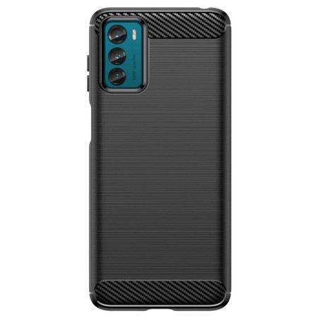 Husa compatibila cu Motorola Moto G42, TPU Carbon, Negru