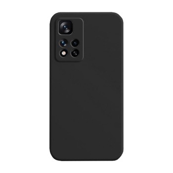 Husa protectie compatibila cu Xiaomi Redmi Note 11 Pro, Slim, HTPMAG, Camera SuperProtect, Interior din Microfibra, Negru 32.422