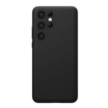 Husa compatibila cu Samsung Galaxy S23 Ultra, Matte Efect, Camera Ultra Safe, HTPMAG, Negru