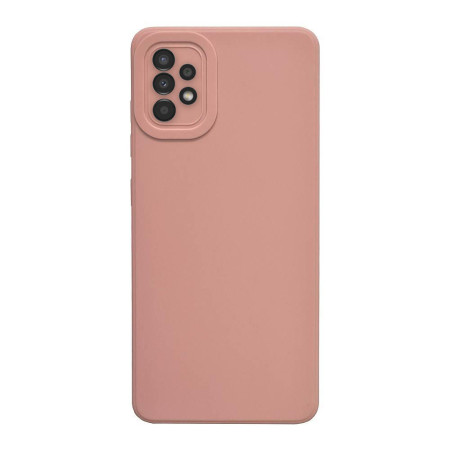 Husa compatibila cu Samsung Galaxy A13 4G, Matte Efect, Camera Ultra Safe, HTPMAG, Roz Pal