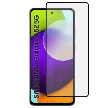 Folie Sticla Wozinsky Super Tough pentru Samsung Galaxy A52 4G / A52 5G / A52s 5G, Case Friendly, Negru