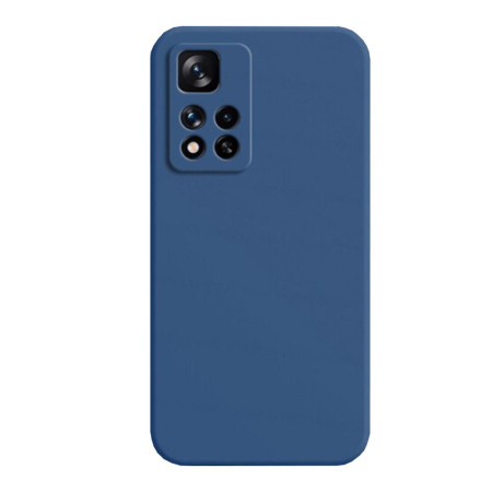Husa protectie compatibila cu Xiaomi Redmi Note 11 Pro, Slim, HTPMAG, Camera SuperProtect, Interior din Microfibra, Navy 32.422