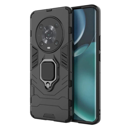 Husa compatibila cu Huawei Honor Magic 4 Pro 5G Armor Rugget Ring, Top G, Negru