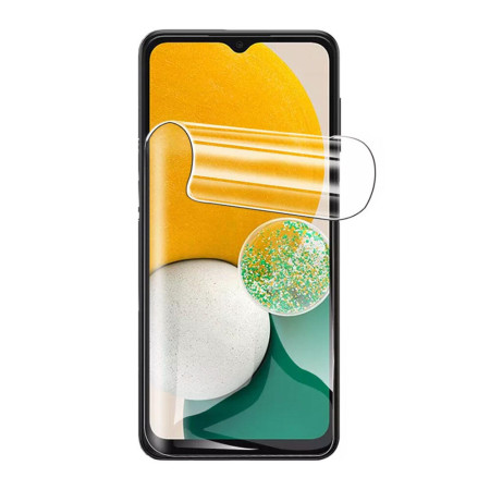 Folie de Protectie compatibila cu Samsung Galaxy A13 5G, Flexible, Silicon, Protectie Completa,Instalare usoara, Full Glue,Hydrogel HTPMAG®, Transparenta