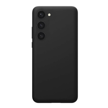 Husa compatibila cu Samsung Galaxy S23, Matte Efect, Camera Ultra Safe, HTPMAG, Negru