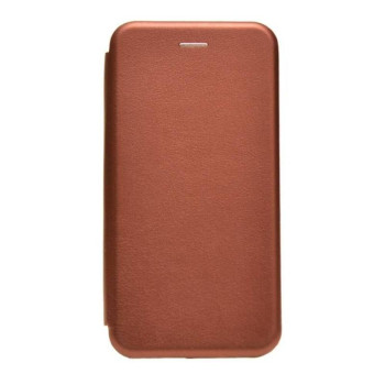 Husa compatibila cu Motorola Moto E22s, Ultra ON Elegance, Magnet Close, Slim, Ruginie