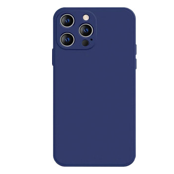 Husa protectie compatibila cu Apple iPhone 13 Pro, ultra silm, silicon HTPMAG, Camera SuperProtect, Interior din Microfibra, Albastru 32.422