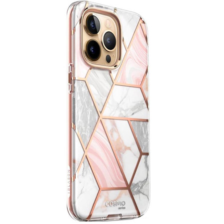 Husa Cosmo compatibila cu iPhone 13 Pro Max, cu folie inclusa,360, Marble