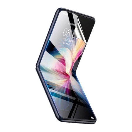 Folie de Protectie compatibila cu Huawei P50 Pocket, Flexible, Silicon, Protectie Completa,Instalare usoara, Full Glue,Hydrogel HTPMAG®, Transparenta