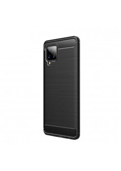 Carcasa FiberCarbon pentru Samsung Galaxy A42 5G, Antisoc - Black