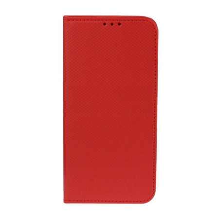 Husa Carte Smart cu Inchidere Magnetica pentru Samsung Galaxy A52 4G / A52 5G / A52s 5G, Rosu