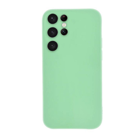 Husa compatibila cu Samsung Galaxy S23 Ultra, Matte Efect, Camera Ultra Safe, HTPMAG, Menta