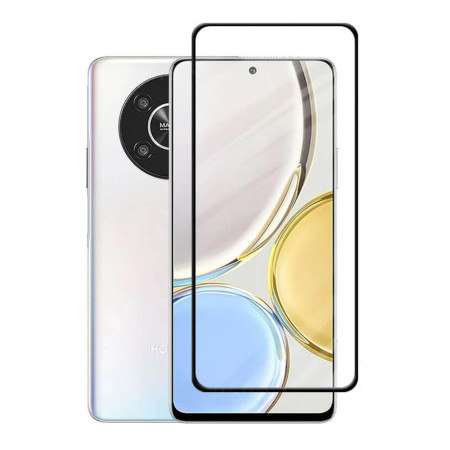 Folie sticla securizata compatibila cu Huawei Magic 4 Lite, 5D Edge to Edge, Full Glue, Anti Explozie, Negru