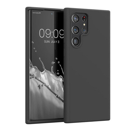 Husa compatibila cu Samsung Galaxy S22 Ultra, Matte Efect, Pro iSlim HTPMAG®, Black