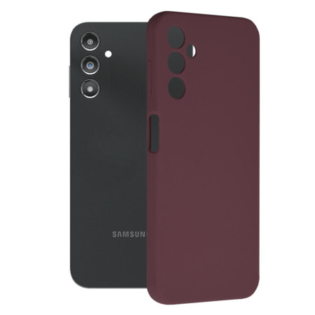 Husa Soft Edge compatibila cu Samsung Galaxy A14 5G, Antiamprenta, Interior Microfibra, Camera Extra Pro, Violet