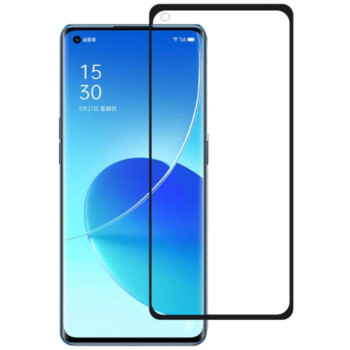 Folie sticla securizata compatibila cu Oppo Reno6 5G, Pro CFP1, Full Glue, Lipire Completa, 9H, CaseFriendly HTPMAG, Neagra