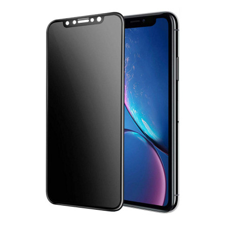 Folie sticla securizata cu acoperire pe intreg ecranul, High Quality PRIVACY, Tempered Glass compatibila cu Apple iPhone 11 Pro Max