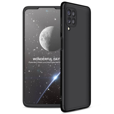 Husa Full Cover 360° compatibila cu Samsung Galaxy F62 / M62 (fata/spate/folie Glass) PC ,Negru