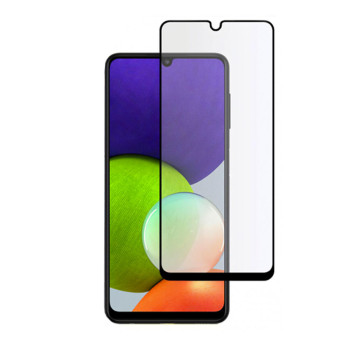 Folie pentru Samsung Galaxy A22 5G, Profesionala IAO (acopera tot ecranul), Full Glue(lipire completa), 9H, Neagra