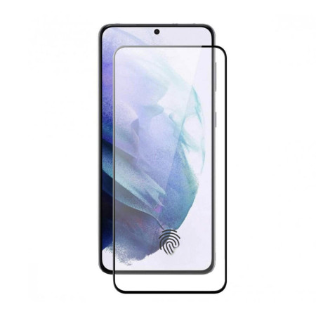 Folie sticla securizata pentru Samsung Galaxy S21, Unlocking Pro IAO, Acopera tot ecranul, Full Glue cu lipire completa, 9H, 6D,HTPMAG, Neagra