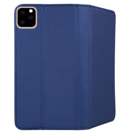 Husa High Quality Flip Cover Soft Magnet pentru Apple iPhone 11 Pro / XI Pro, Albastru