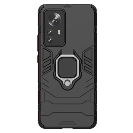 Husa compatibila cu Xiaomi 12, Inel rotativ si Magnet integrat, Brave Armor, Negru