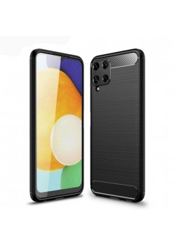 Carcasa TECH-PROTECT TPUCARBON compatibila cu Samsung Galaxy A22 4G Black