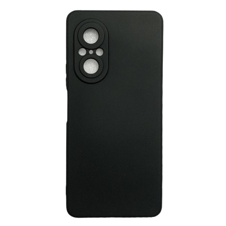Husa din silicon ultra-slim cu microfibra pe interior, compatibila cu Huawei Nova 9 SE / Nova 9 SE 5G / Negru