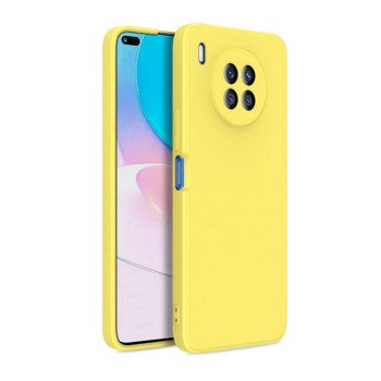 Husa protectie compatibila cu Huawei Nova 8i, ultra silm, silicon HTPMAG, Camera SuperProtect, Interior din Microfibra, Yellow 32.422