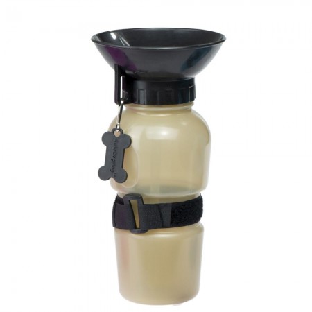 Sticla adapare Portabil pentru caini si pisici, multifunctional, picnic, Maro
