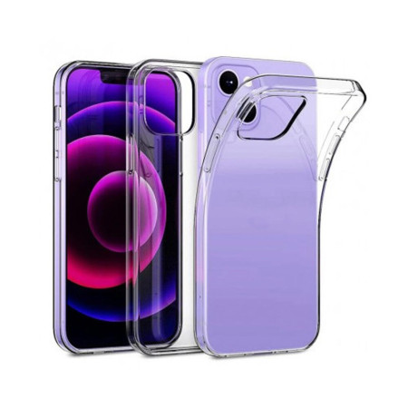Husa iSlim compatibila cu Apple iPhone 13 Mini, Cristal Clear, HTP®, Transparent